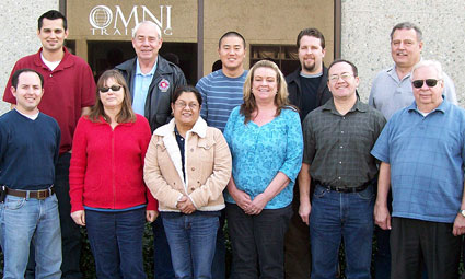 Omni Training Solder Training Students