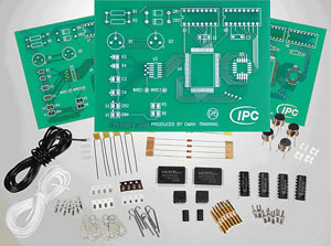 Lead Free IPC Certification Solder Training Board and Kit